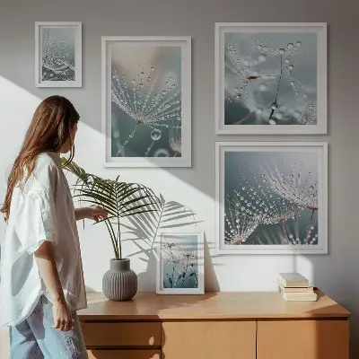 Bildergalerie-Set für die Wand minimalistische Pflanzenmotive