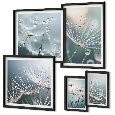 Bildergalerie-Set für die Wand minimalistische Pflanzenmotive