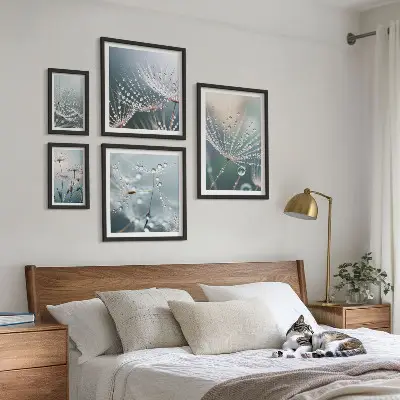 Bildergalerie-Set für die Wand minimalistische Pflanzenmotive