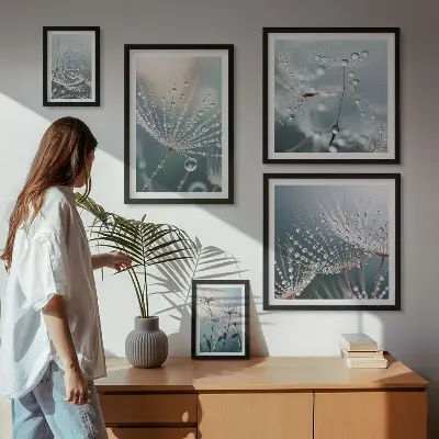 Bildergalerie-Set für die Wand minimalistische Pflanzenmotive