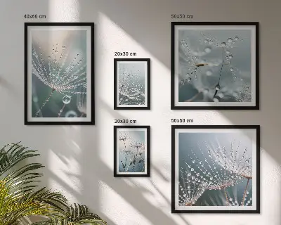 Bildergalerie-Set für die Wand minimalistische Pflanzenmotive