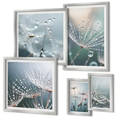 Bildergalerie-Set für die Wand minimalistische Pflanzenmotive