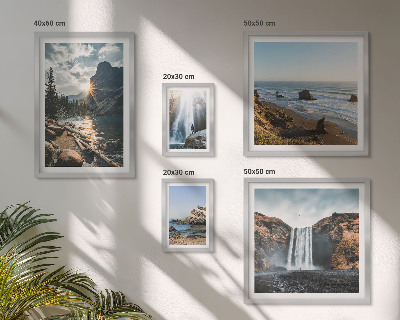 Bildergalerie-set für die wand Landschaften, Wasserfälle, Strände