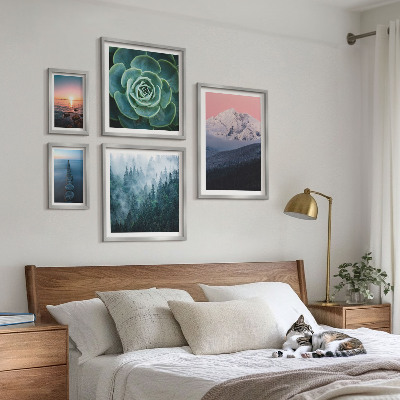 Modernes wandbilder-set Landschaften Berge Meer Boho