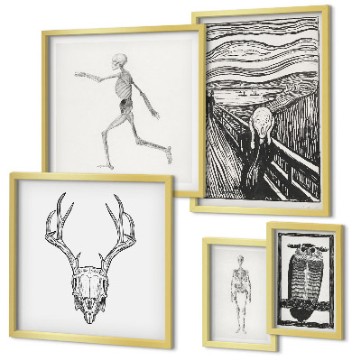 Bildergalerie-set für die wand Surrealistische Kunst Natur Mensch
