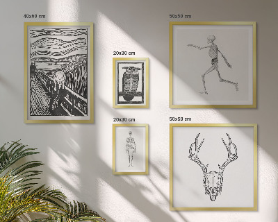 Bildergalerie-set für die wand Surrealistische Kunst Natur Mensch
