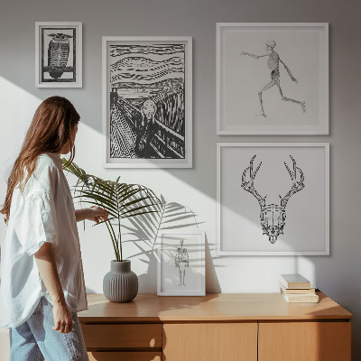 Bildergalerie-set für die wand Surrealistische Kunst Natur Mensch