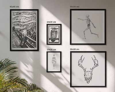 Bildergalerie-set für die wand Surrealistische Kunst Natur Mensch