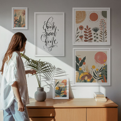 Bildergalerie-set für die wand Stilvolle Pflanzendekorationen