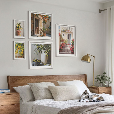Bilderset fürs sofa Atmosphärische Zitronenstraßen