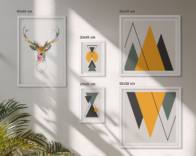 Bildergalerie-set für die wand bunte Motive im Boho-Stil