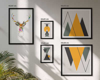 Bildergalerie-set für die wand bunte Motive im Boho-Stil