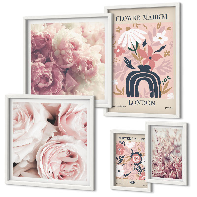 Bildergalerie-set für die wand Florale Boho-Dekorationen