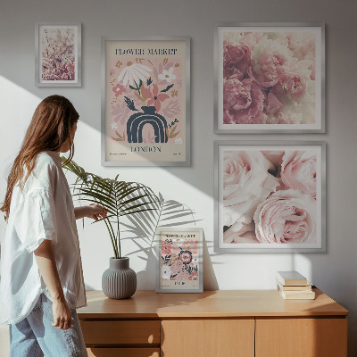Bildergalerie-set für die wand Florale Boho-Dekorationen