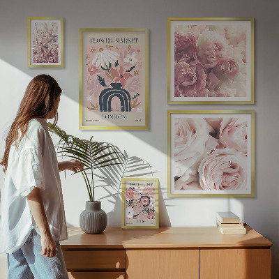 Bildergalerie-set für die wand Florale Boho-Dekorationen