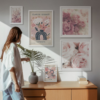 Bildergalerie-set für die wand Florale Boho-Dekorationen