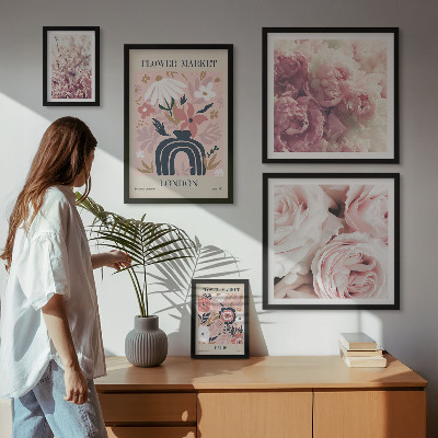 Bildergalerie-set für die wand Florale Boho-Dekorationen