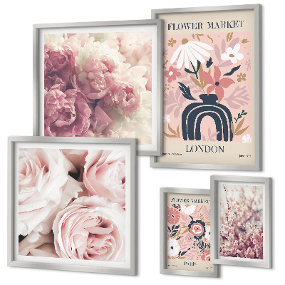 Bildergalerie-set für die wand Florale Boho-Dekorationen