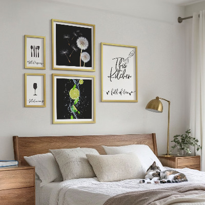 Bildergalerie-set für die wand Kücheninspirationen mit Liebe