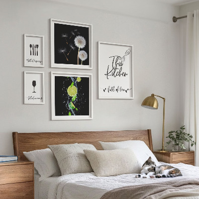 Bildergalerie-set für die wand Kücheninspirationen mit Liebe