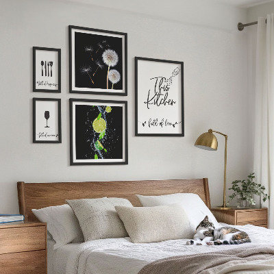 Bildergalerie-set für die wand Kücheninspirationen mit Liebe