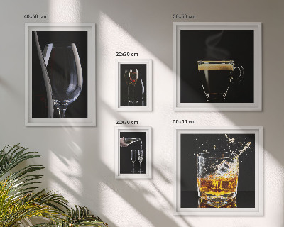 Modernes wandbilder-set Cocktails im Bar-Stil