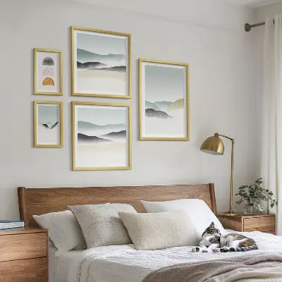 Bildergalerie-Set für die Wand mit abstrakten Naturlandschaften