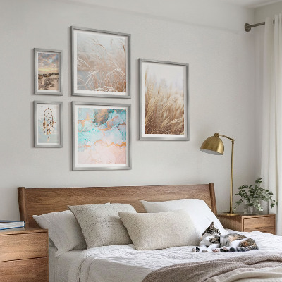 Modernes wandbilder-set Natürliche Boho-Ethno-Landschaften