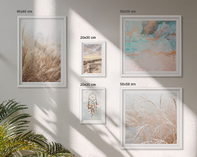 Modernes wandbilder-set Natürliche Boho-Ethno-Landschaften