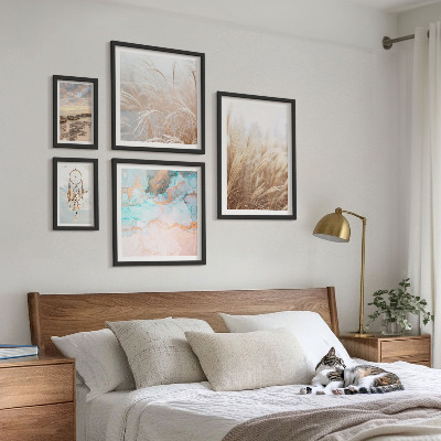 Modernes wandbilder-set Natürliche Boho-Ethno-Landschaften