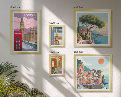 Bildergalerie-set für die wand Europäische Kulturstädte