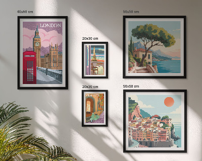 Bildergalerie-set für die wand Europäische Kulturstädte