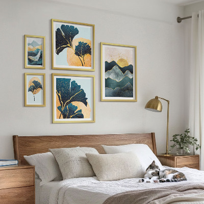 Bildergalerie-set für die wand Stilvolle Bergpflanzenlandschaften