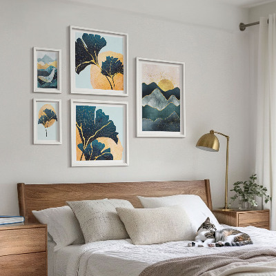 Bildergalerie-set für die wand Stilvolle Bergpflanzenlandschaften