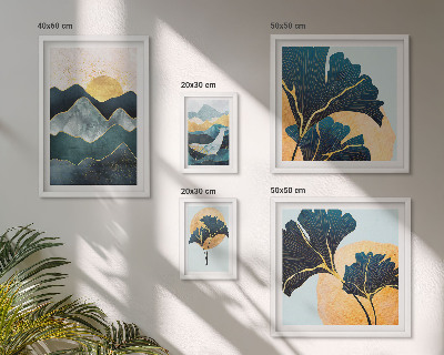Bildergalerie-set für die wand Stilvolle Bergpflanzenlandschaften