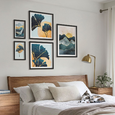 Bildergalerie-set für die wand Stilvolle Bergpflanzenlandschaften