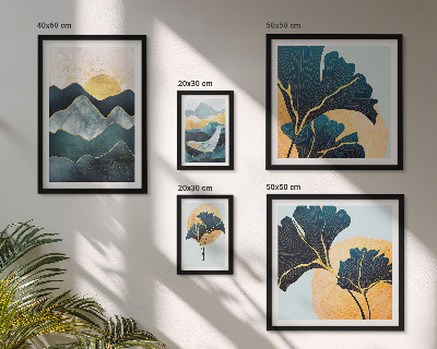 Bildergalerie-set für die wand Stilvolle Bergpflanzenlandschaften