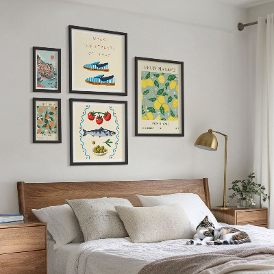 Bildergalerie-set für die wand Früchtesammlung aus Italien
