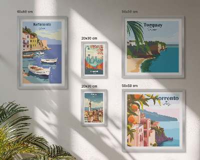 Bildergalerie-set für die wand Küstenlandschaften Europas
