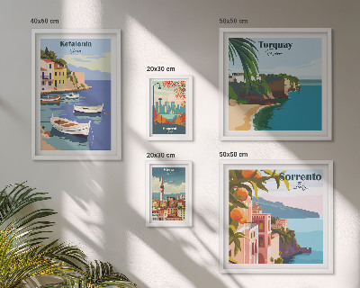 Bildergalerie-set für die wand Küstenlandschaften Europas