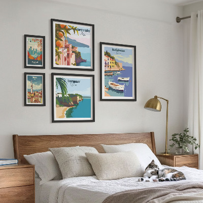 Bildergalerie-set für die wand Küstenlandschaften Europas
