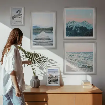 Bilderset fürs Sofa mit Naturlandschaften