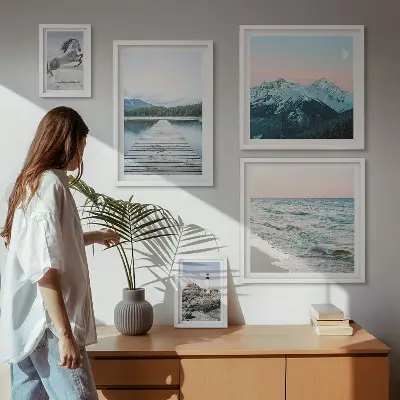 Bilderset fürs Sofa mit Naturlandschaften