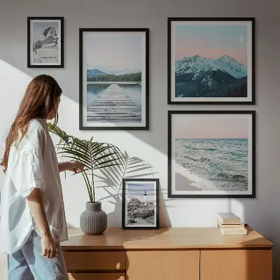 Bilderset fürs Sofa mit Naturlandschaften
