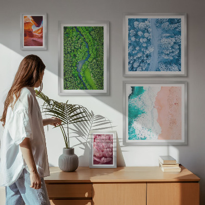 Bildergalerie-set für die wand Natürliche grüne Landschaften