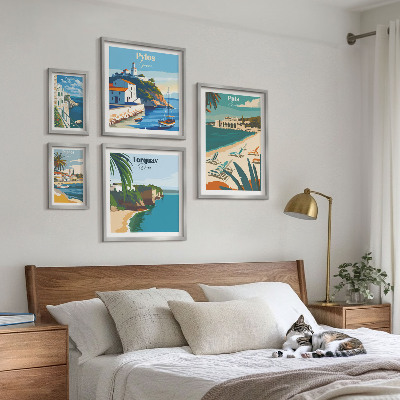 Bildergalerie-set für die wand Küstenlandschaften Europas