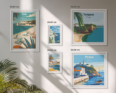 Bildergalerie-set für die wand Küstenlandschaften Europas