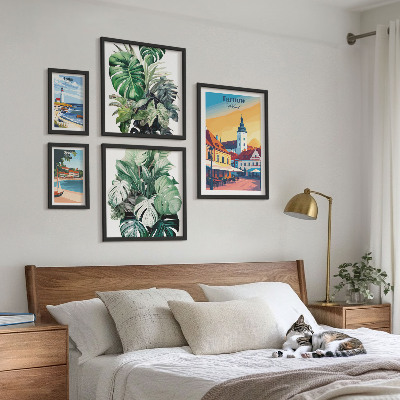 Bilderset fürs sofa Flora der polnischen Küstenstädte