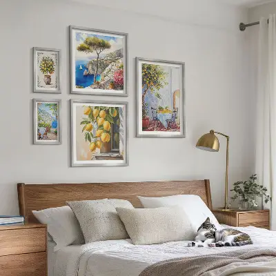 Bilderset fürs Sofa Motiv Zitrusinspirationen Sonne