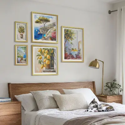 Bilderset fürs Sofa Motiv Zitrusinspirationen Sonne